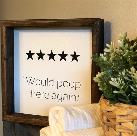 Funny Bathroom Wall Decor Funny Bathroom Signs Funny Etsy