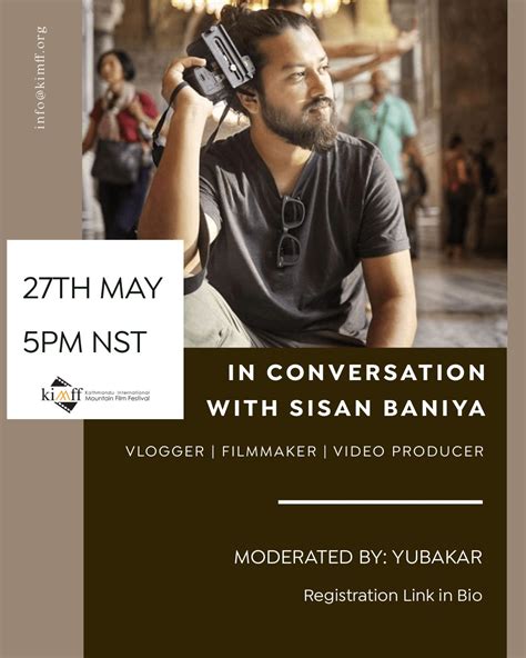 Conversation with Sisan Baniya - Kathmandu International Mountain Film ...