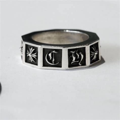 Chrome Hearts Chrome Hearts Alphabet Block Ring Grailed