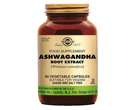 Ashwagandha Root Extract Solgar Capsules