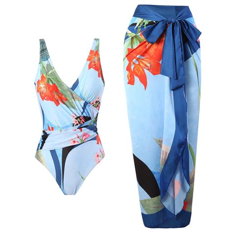 Conjunto De Bikini Con Estampado Floral Vintage Para Mujer Traje De Ba