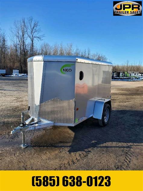 2023 Neo Trailers 5x8 Cargo Enclosed Trailer With Rear Barn Doors