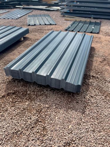 Anti Con Backing Plastic Coated Anthracite Grey Box Profile Roofing