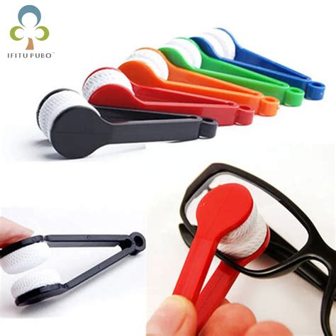 3pcslot Retail Portable Multifunctional Glassessunglasses Cleaning Brush Microfiber Wipe