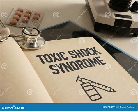 Toxic Shock Syndrome Tss Diagnosis Is Shown Using The Text Stock Image