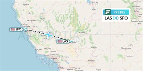 F93185 Flight Status Frontier Airlines: Las Vegas to San Francisco ...