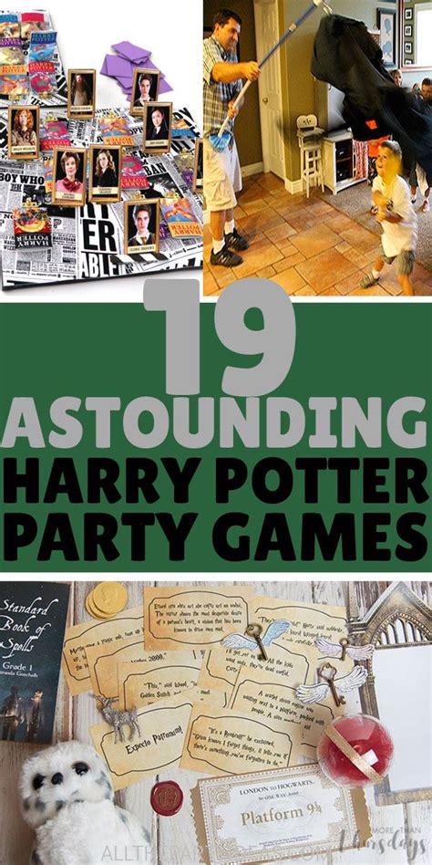 Harry Potter Party Games Harry Potter Party Games Harry Potter Theme