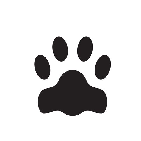 Dog Paw Print Icon 27385958 Png