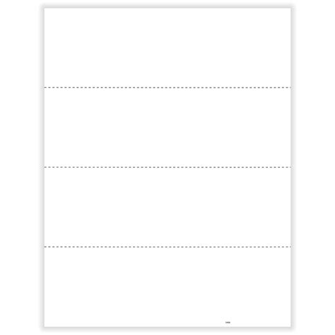 W-2 4-Up Blank Face Forms | Formstax