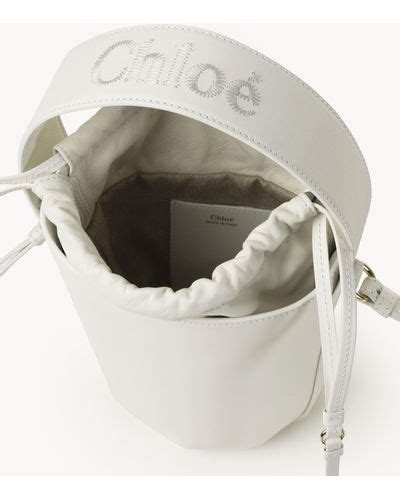 Gray Chlo Bucket Bags And Bucket Purses For Women Lyst