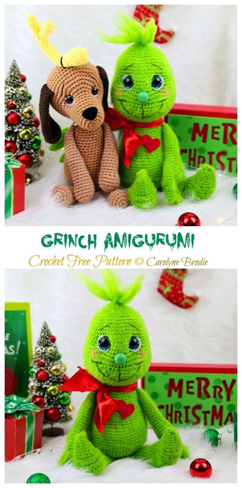 Amigurumi Grinch Crochet Free Patterns - Crochet & Knitting