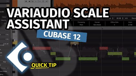 Harmonies With Variaudio Scale Assistant Quick Tip Cubase Youtube