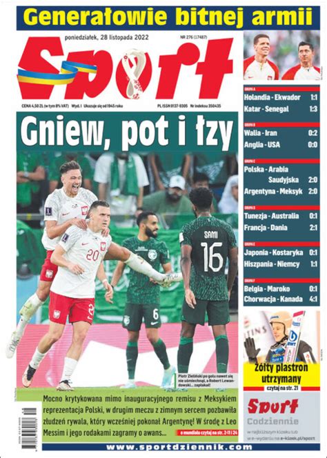 Newspaper Katowicki Sport Poland Newspapers In Poland Monday S