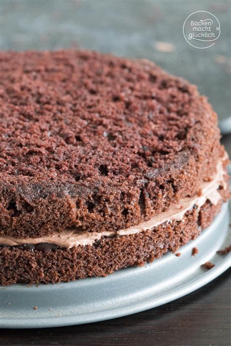 Schoko Buttercreme Torte Backen Macht Gl Cklich