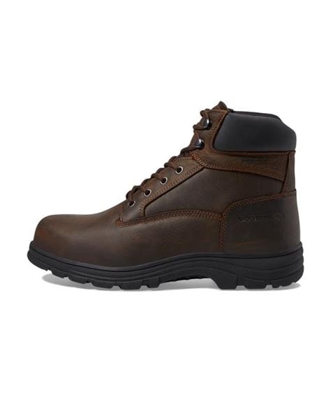 Wolverine Carlsbad Waterproof Steel Toe 6 Construction Boot In Black For Men Lyst