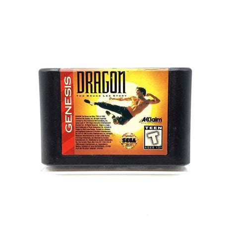 Dragon The Bruce Lee Story Sega Genesis Cartridge Etsy Sega