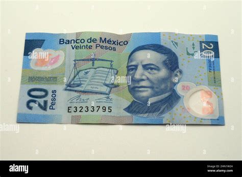 Billete De Veinte 20 Pesos Peso Mexicano Mxn México América