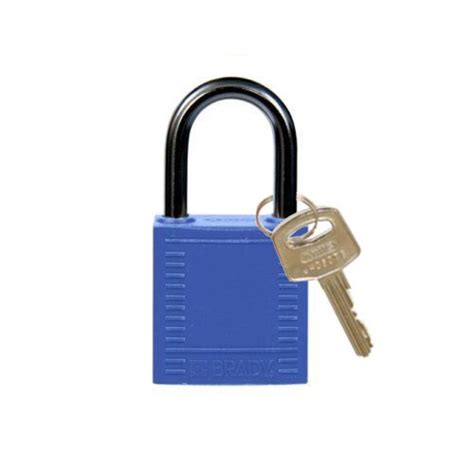 Nylon Compact Safety Padlock Blue 814114 Lockout Tagout Shop