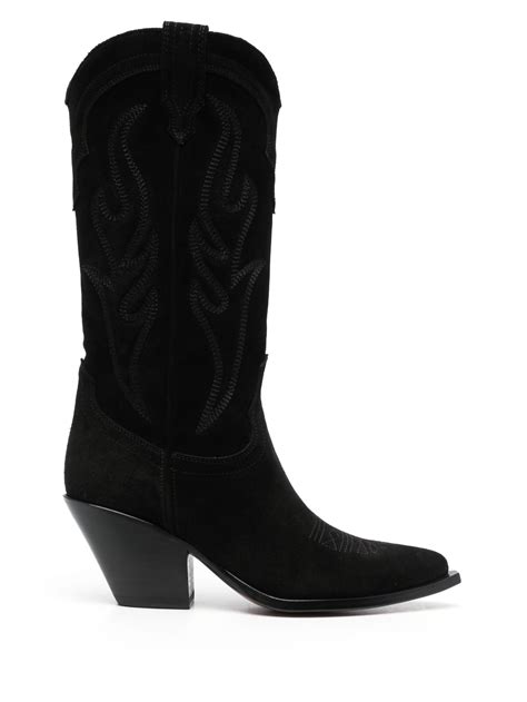 Sonora Cowboy Suede Boots Farfetch