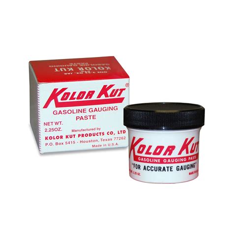 Kolor Kut Gasoline Gauging Paste 2.25oz Tub