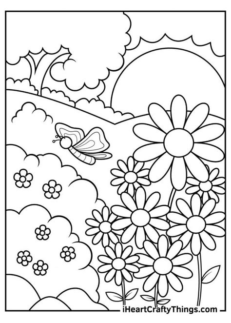 11 Sunny Day Coloring Pages for Adults & Kids - Happier Human