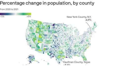 Interactive map: Where population growth exploded during the pandemic