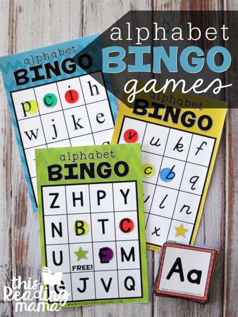 Printable Alphabet Bingo Free This Reading Mama Worksheets Library