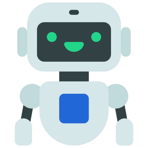 Robot Juicy Fish Flat Icon