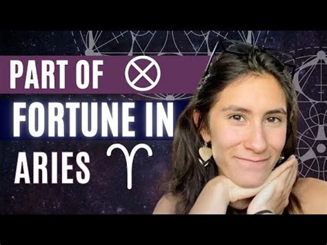 Part Of Fortune In Aries Explained Youtube