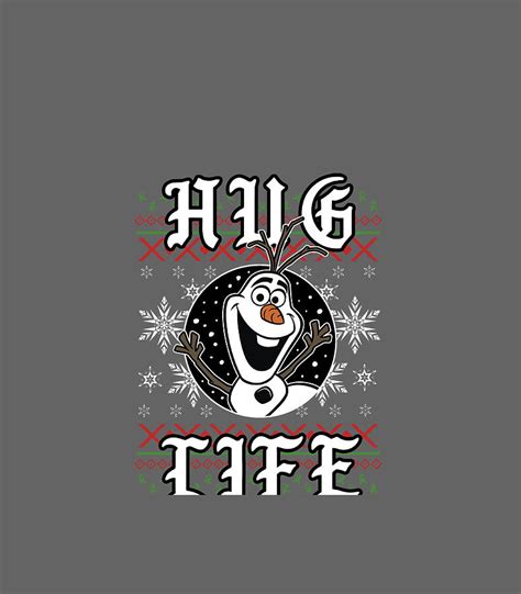 Disney Frozen Olaf Hug Life Ugly Christmas Ter Style3 Digital Art By