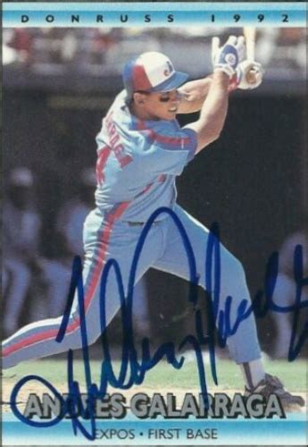 Andres Galarraga Autographs and Memorabilia | Sports, Baseball