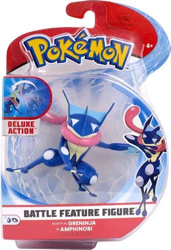 Figura De Batalla Pokémon Greninja Deluxe Action Jazwares MercadoLibre