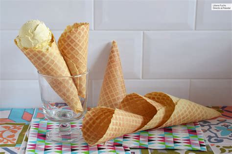 Barquillos Para Cucuruchos De Helado Receta De Postre Elaborado Y