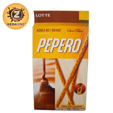 Chocolate LOTTE PEPERO Choco Filled Box 344g Coklat Lazada