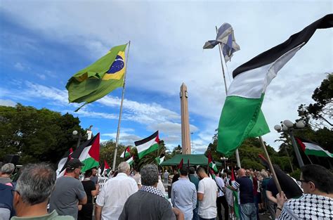 Ato Em Solidariedade Ao Povo Palestino Acontece Em Livramento Jornal