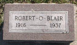 Robert Ottis Blair M Morial Find A Grave