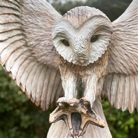 Beautiful Wooden Owl Garden Sculpture Garden Owl Garden Sculpture