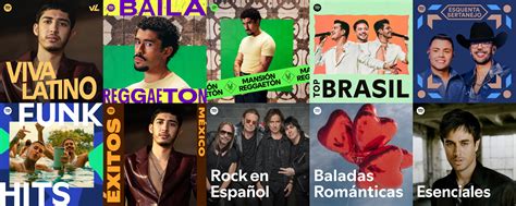 Listas de reproducción de música latina más populares en Spotify en