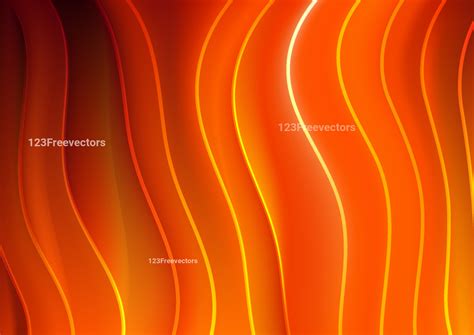 6 Bright Orange Vertical Wave Background Vectors | Download Free Vector ...