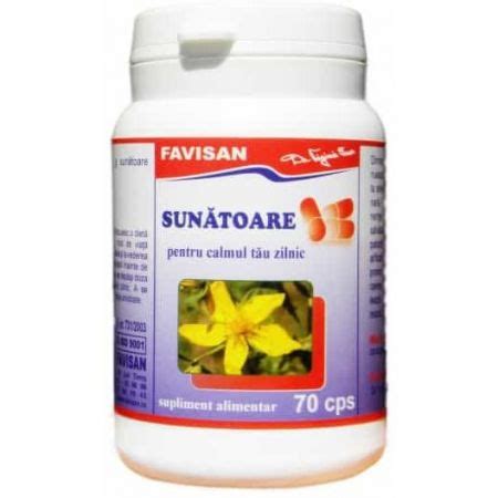 Sunatoare Capsule Favisan Farmacia Tei Online