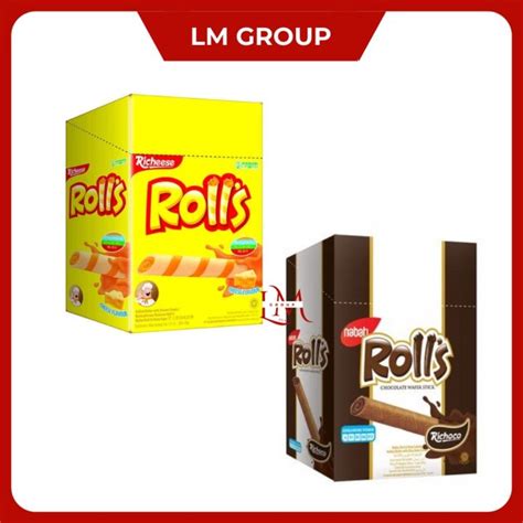 Nabati Rolls Wafer Stik Kejucoklat 1 Box Isi 20 Pcs Lazada Indonesia