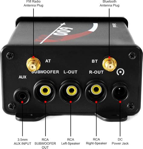 Gohawk Tn Amplificador De Canales De W De Pulgadas De