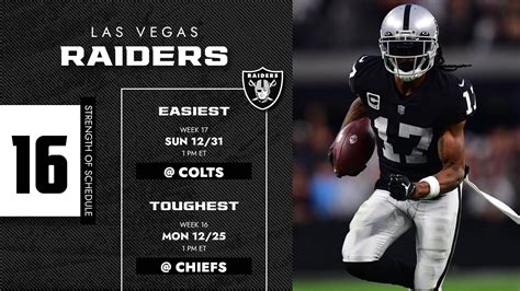 Las Vegas Raiders Schedule 2023: Dates, Times, TV Schedule, and More