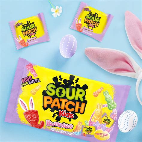 Buy Sour Patch Kids Bunnies Soft And Chewy Easter Candy 18 Snack Packs