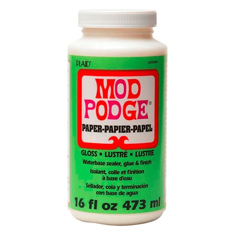 Plaid Paper Mod Podge Gloss 16oz 473ml