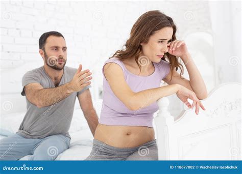 Sad pregnant woman crying stock photo. Image of mommy - 118677802