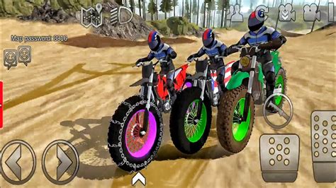 Extreme Motocross Dirt Bike 3 Player Racing US Bike 3D Driving Off Road