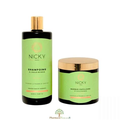 Nicky Paris Shampoing Et Masque Capillaire A L Huile De Ricin