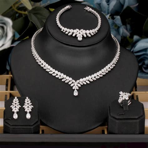 Bridetalk Luxurious Dubai Nigeria Cubic Zirconia Pcs Bridal Jewelry