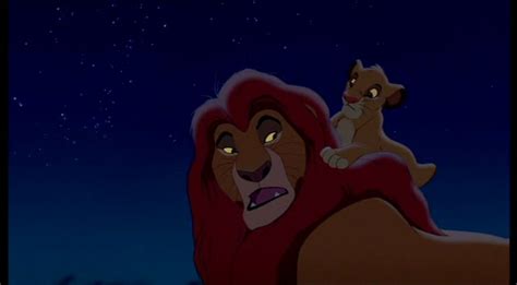 Do you think the scene where Mufasa and Simba look at the stars is ...